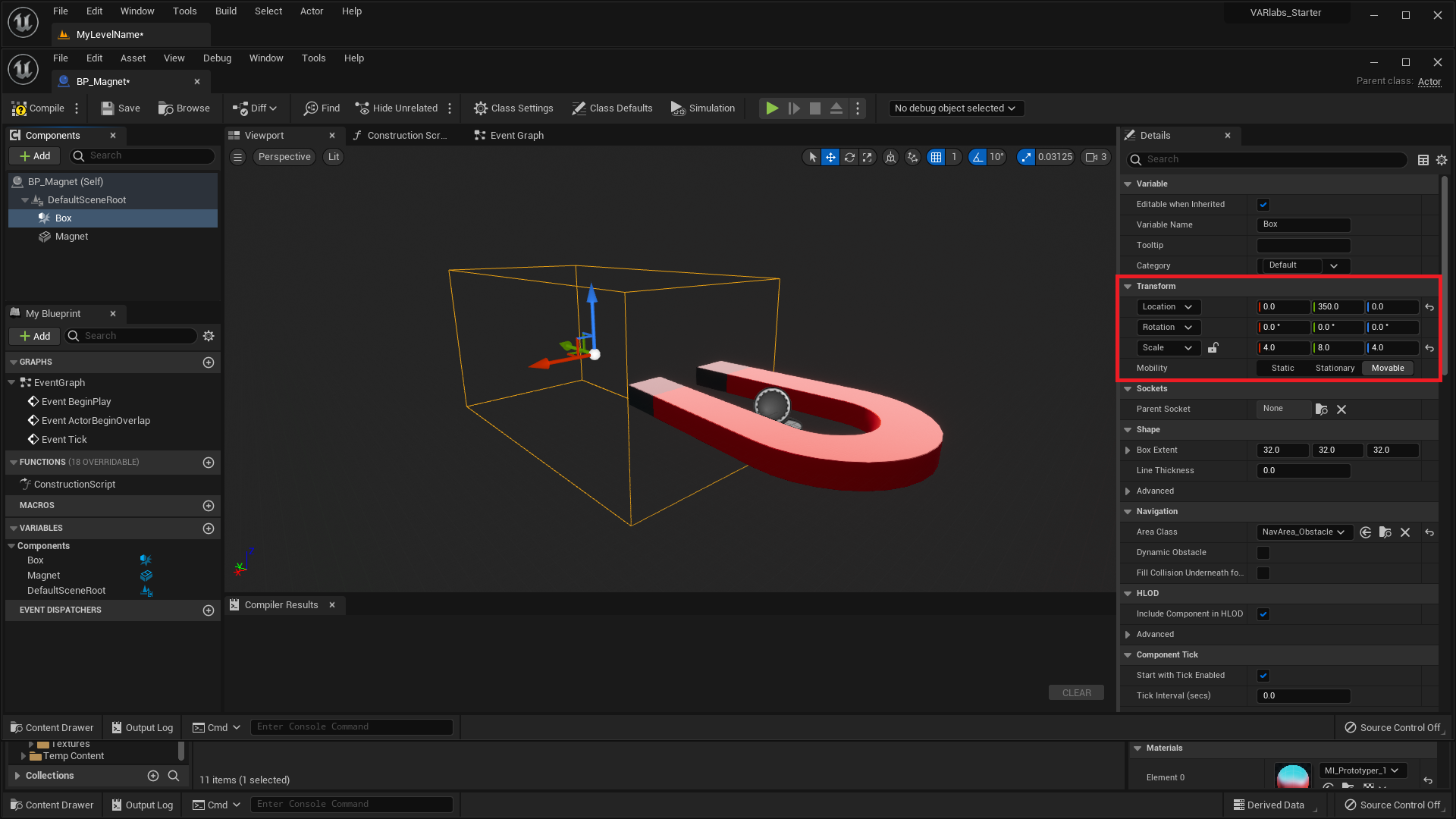 Magnet in Viewport