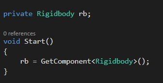 Get Reference of Rigidbody