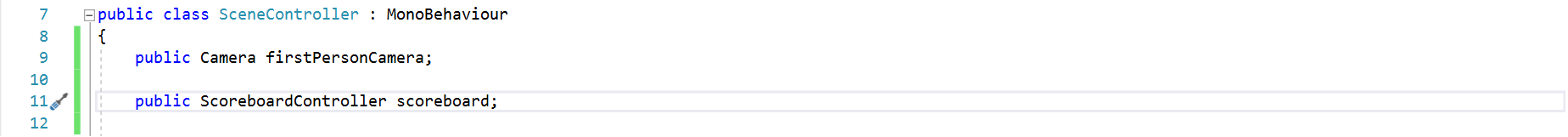 ARCore ScoreboardController reference