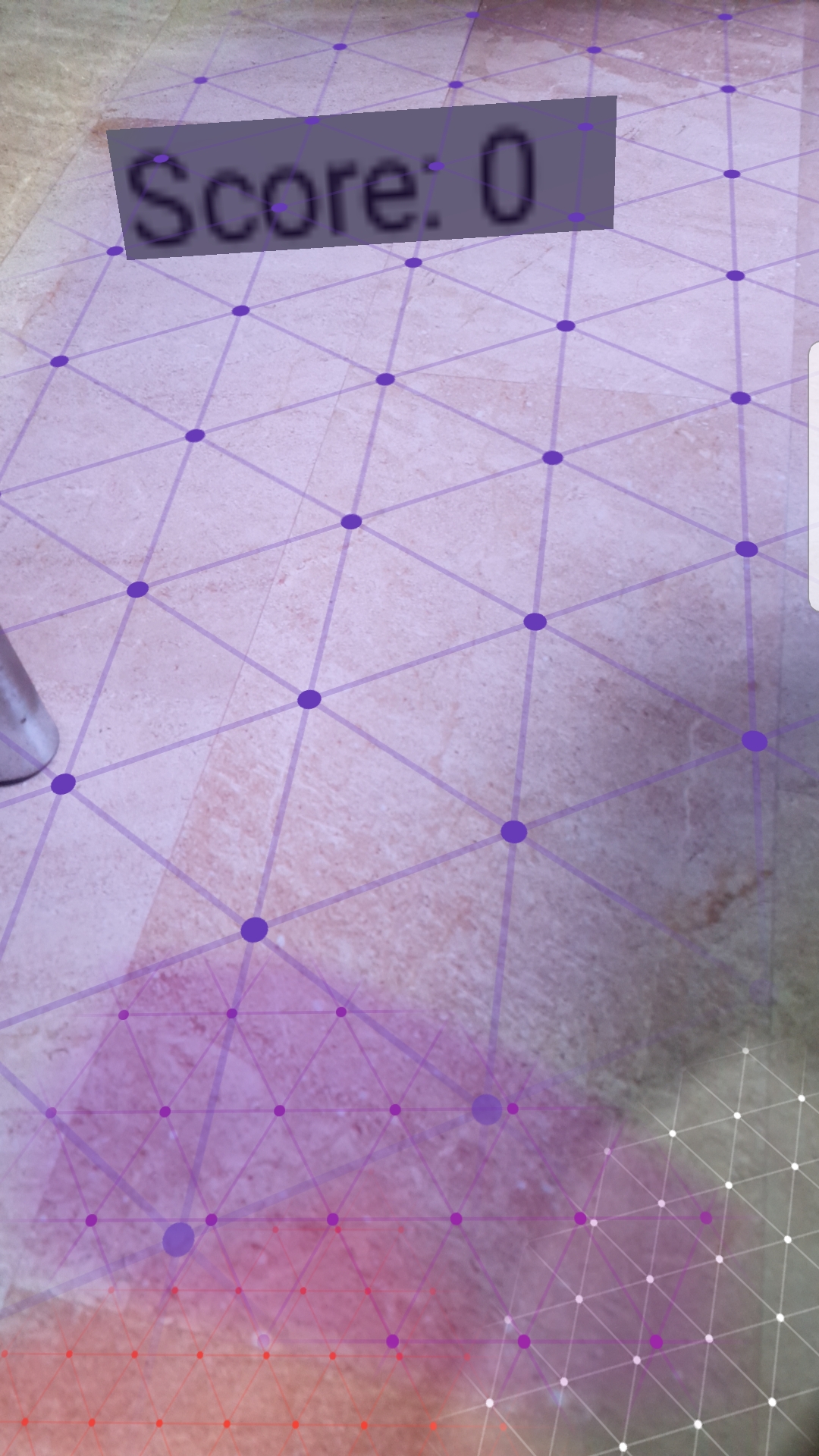 ARCore scoreboard test