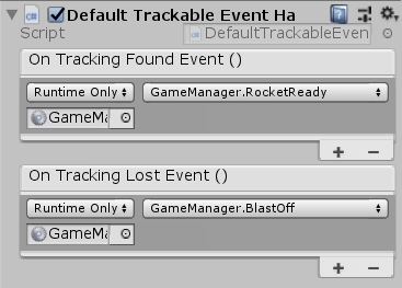 On Tracking events